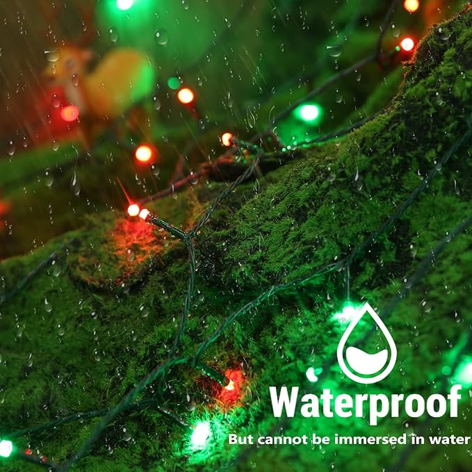 iBaycon Smart Color Changing Christmas Lights, 100FT 300 LED RGB Christmas Tree Lights Remote & App Controlled String Lights for Outdoor Indoor Christmas Decorations