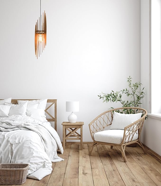 Stalactite Wood Pendant Light | Mid Century Modern Chandelier | Hanging Lamp | Wood Chandelier Lighting | Modern Light Fixture | Modern Pendant Light