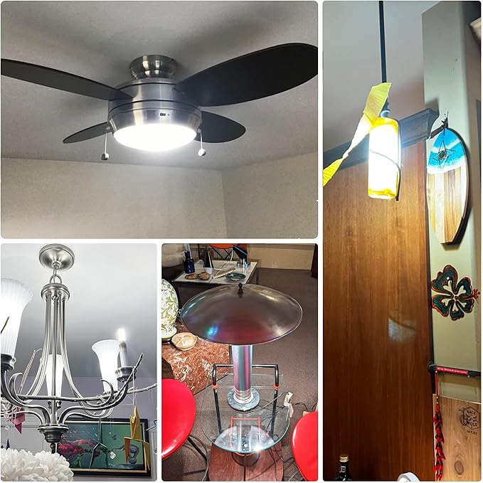 JDE11 Led Bulbs 120V 75W Halogen Candelabra Bulbs Equivalent Dimmable,T3 T4 Mini Base JD E11 Bulb, 6000K Daylilght White 7W 750lm E11 for Chandeliers,Candelabra,Ceiling Fan,Cabinet Lighting,4Pcs