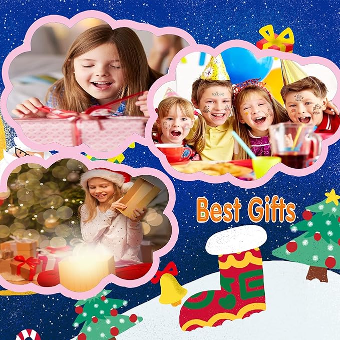 MINGKIDS Christmas Stocking Stuffers for Toddler Girls,Unicorn Gifts Age 6-8,Unicorns and Starry Night Light Projector for Kids, Birthday Gift for 3-10 Year Olds Girls