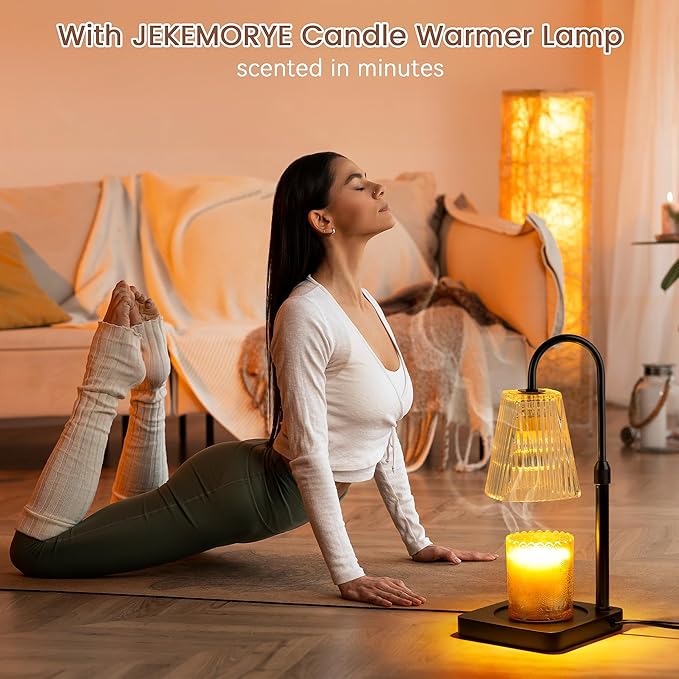 Candle Warmer Lamp with Timer - Electric Melter Candles Lamp Dimmable Heater