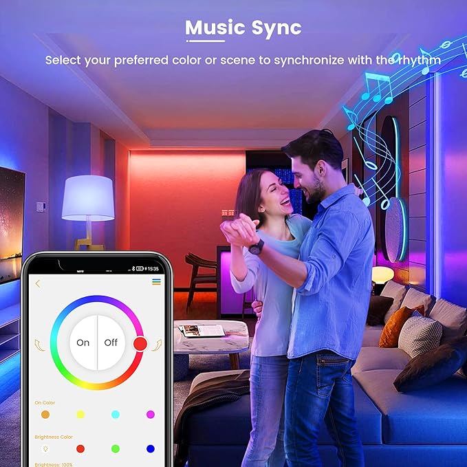 OHLUX BR30 Smart Flood Light Bulb, 85W Equivalent WiFi Smart Bulb, RGBCW, Music Sync, Color Changing Bulb Compatible with Alexa and Google Home, 4 Pack