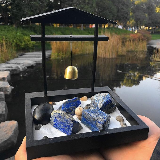 Zenkeeper 1Lb Lapis Lazuli Crystal Stone Natural Raw Stones & Fountain Rocks for Tumbling, Cabbing, Polishing, Wire Wrapping, Wicca & Reiki Crystal Healing
