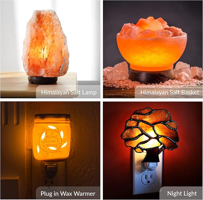 Simba Lighting C7 25W Replacement Bulb (6 Pack) for Himalayan Salt Rock and Basket, Plug in Aromatic Wax Warmer, Night Light, Clear Candle Shape, 120V, E12 Candelabra Base, Dimmable, 2700K Warm White