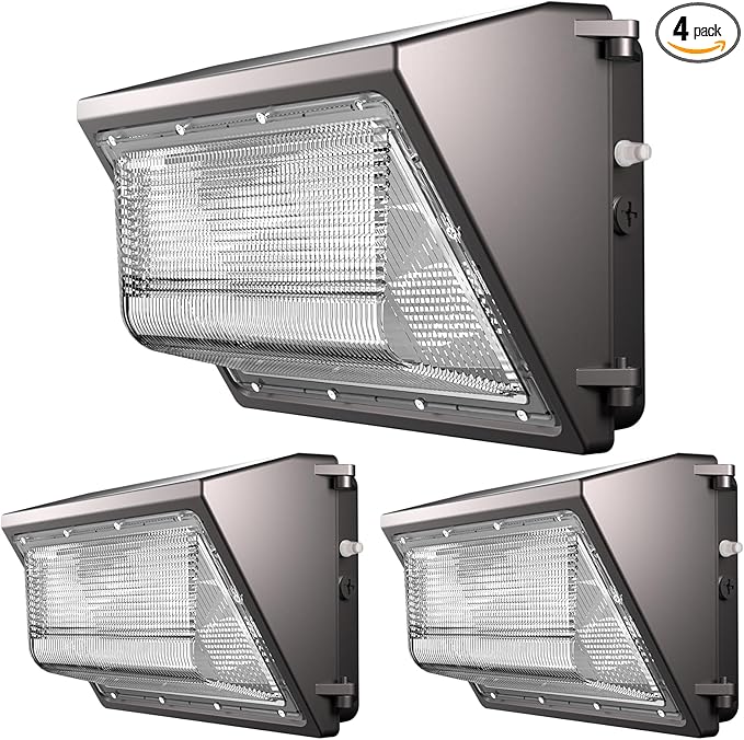 2Pack 200W LED Wall Pack Lights, 100-277v Dusk to Dawn with Photocell, 30000Lm 5000K Daylight IP65 Waterproof Outdoor Security Lighting, Energy Saving, ETL | 5-Year Warranty(Height:20~30ft)