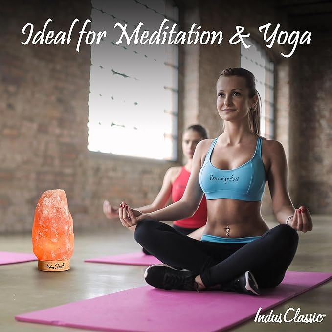 LN-02 Pack of 2 Natural Himalayan Pink Crystal Rock Salt Lamp 4~7 lbs with Dimmer Control Switch, Quality Gift Packaging