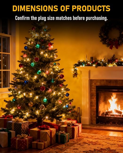 Y-Splitter for Eufy Permanent Outdoor Lights E22, Y-Connector Cable 3-Pin IP68 Waterproof Connector Compatible with Eufy E22, Ideal for Christmas, Halloween Holiday Decorations, 1 Male to 2 Female