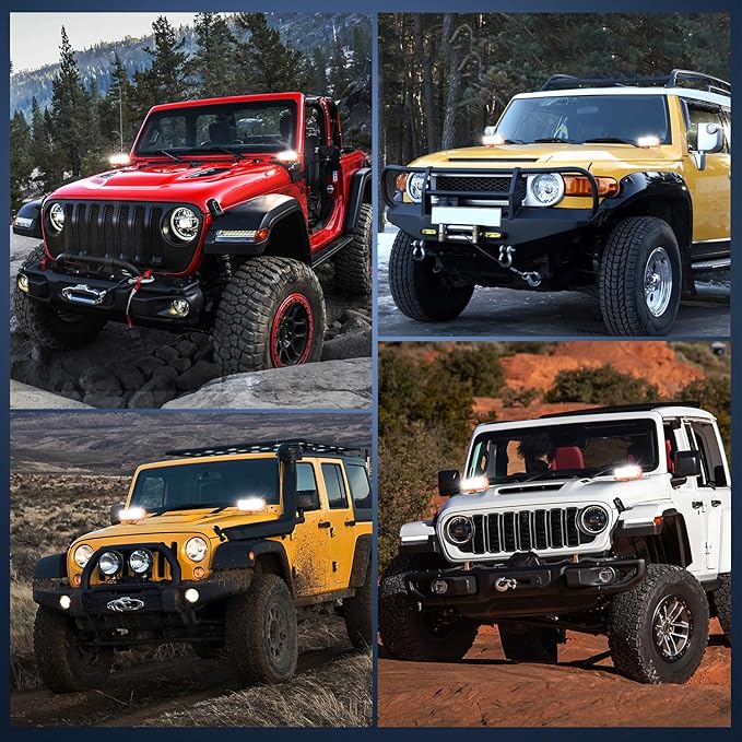 Nilight LED Light Bar 2PC 6.5Inch 120W Flood Spot Combo Triple Row Driving Lamp Roof Bumper Off Road Work Lights for Van Camper Wagon Car Pickup Golf Cart ATV UTV SUV Truck Boat 4x4