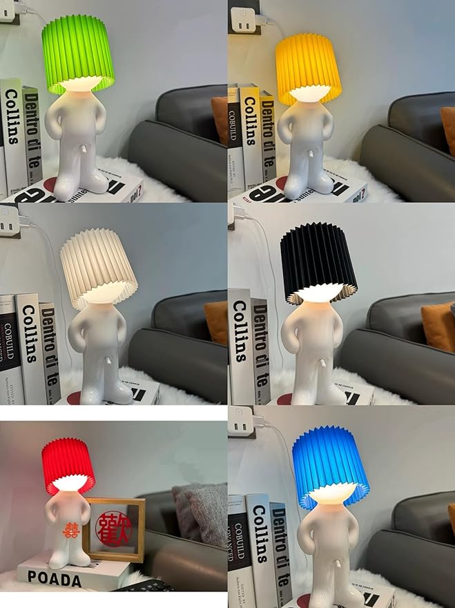 Bedside Night Light, Shy man lamp，Birthday Christmas G-ifts for Men Women Boyfriend Girlfriend, Funny Anniversary Gag Gifts, White Elephant Gifts for Adults,Anniversary Funny Gag Gifts