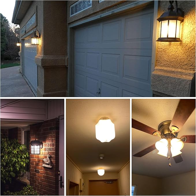 Big 1.77x 5.9 inch E26 Medium Base 200w Replacement LED Corn Bulbs, 2700K Warm White,3000 Lumen E26 E27 20W LED Candelabra Ceiling Fan Light Bulbs for Home Garage Warehouse Indoor, Non-dimmable,4 Pack