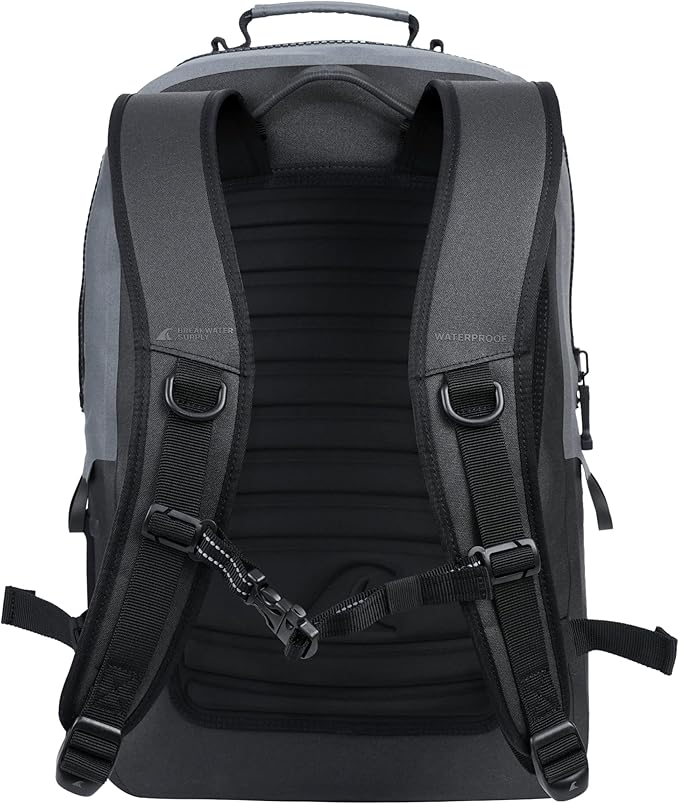 Breakwater Supply™ Waterproof IP68 Submersible Backpack with Airtight Zippers | Laptop Travel Outdoors | Fogland 25L 20L 15L | 100% Waterproof, Submersible, Airtight Zippers, Travel Outdoors