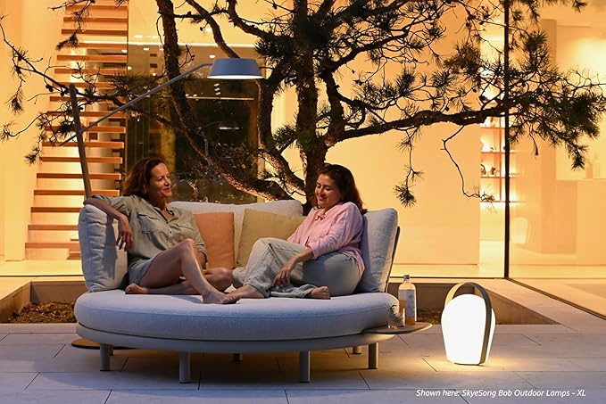 Outdoor Floor Lamp,Solar Lights Outdoor,Solar Lanterns Outdoor Waterproof IP65,4000mAh Li-ion Battery Smart Lamp,Outdoor Lantern for Backyard Decor,Table Lamp for Patio Decor,Terra Cotta,XL