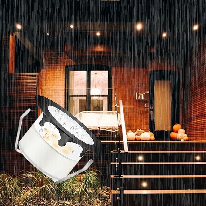 Recessed LED Deck Lights Kits,10Pack Φ1.78 Step Lights Kits In Ground Outdoor LED Landscape Lighting IP67 Waterproof, 12V Low Voltage for Garden,Yard Steps,Stair,Patio,Floor,Deck Railings