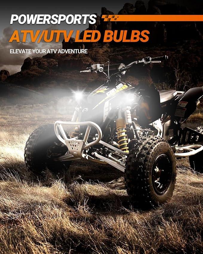 SEALIGHT H1 Bulbs 36000LM Super Bright, 1:1 Size Stock S6 H1 Light No Adapter Required No Cordless, 6500K Cool White Hi/Lo Bulbs, Plug-N-Play, Driving Fog Spot Light Assemblies, Pack of 2