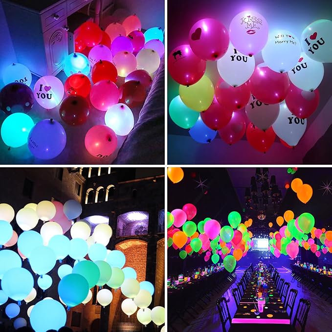 100PCs Mini Led Lights with Hook, Waterproof Round Tiny Led Light for Party Decorations Neon Light for Birthday Party and Wedding Decoration, Red
