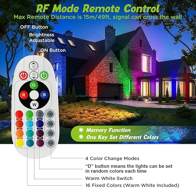 Junview Low Voltage Landscape Lights with Connectors Grated Top Anti-Glare LED Well Lights 12V-24V Waterproof Outdoor In-Ground Light Garden Landscape Lighting for Deck Pathway Yard (4)