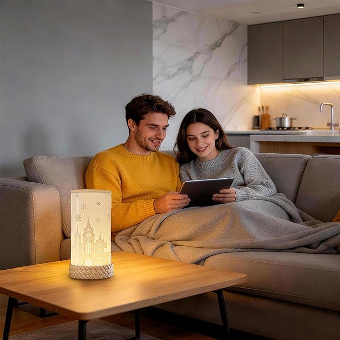Rotatable Cordless Table Lamp, 3 Color Temperature Bedside Lamps with USB C Charging, Touch Control Rechargeable Battery Powered Nightstand Lamp for Bedroom, Nursery, Home Decor