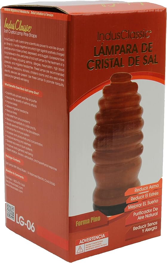 LG-06 Pine Shape Himalayan Crystal Salt Lamp