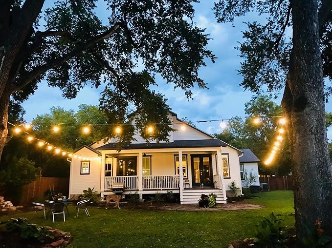 Shatterproof,Waterproof S14 String Light Bulbs Equivalent to 10 W, S14 led Bulb fits for Commercial Outdoor Patio Garden Vintage Lights, E26,2200K CRI90,70LM,Warm White,15 Pack