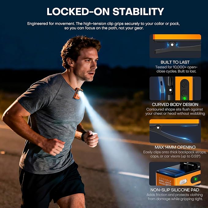 U V EDC Flashlight Rechargeable Clip on RGB Light with 4 Light Sources Flashlights,14 Modes USB-C Charging Magnetic Waterproof Flash Light with Gesture Sensor for Working,Cycling,Emergency,Signaling