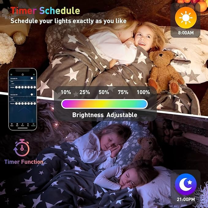 TISOFU Hexagon LED Lights - 20 Pack RGB Wall Panels, Modular Smart Gaming LED Panel with APP, Remote & Music Sync, Honeycomb Hexa Light for Bedroom, Party Decor, Kids, Adults, Gifts