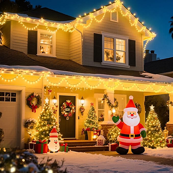 Brightown 25 Pack C9 Replacement Bulbs, Christmas C9 Incandescent Bulbs for Christmas String Lights, Christma Tree, Indoor Outdoor Holiday Decor, E17 Intermediate Base, 7 Watts, Yellow