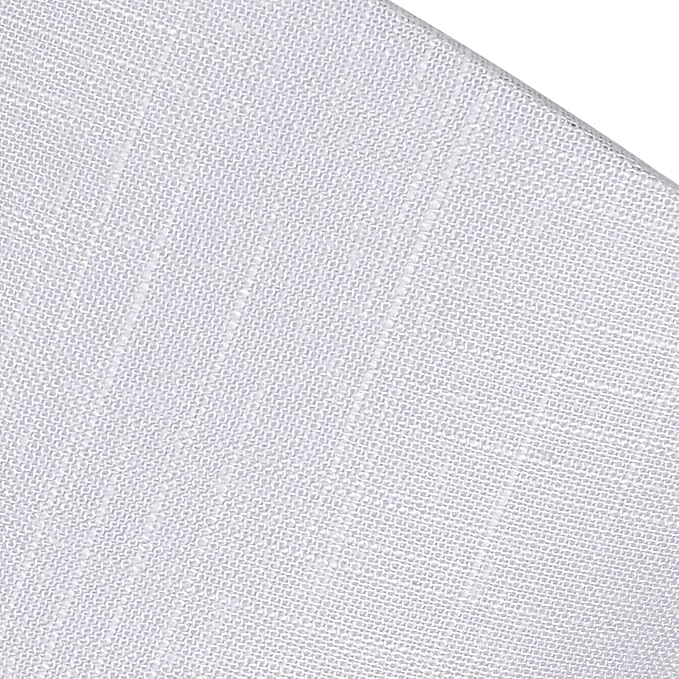 White Lamp Shade, ALUCSET Barrel TC Cloth Small Lampshade for Table Lamp and Floor Light, 6x10x7.5", Natural Linen Hand Crafted, Spider