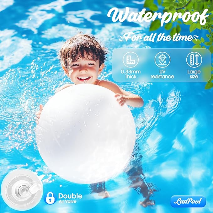 Floating Pool Lights,14" Flame Solar Pool Lights,Floating Glow Globe IP68 Waterproof, Solar Powered Swimming Pool Accessories, Large Floating Light Up Balls for Pool Pond Outdoor Decor-2PCS