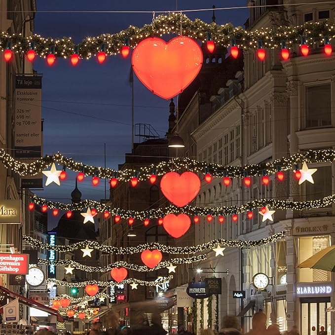 C7 Christmas Light Bulbs, 25 Pack C7 Red Replacement Bulbs 0.6W Night Light Bulbs Vintage LED Replacement Bulbs, C7/E12 Candelabra Base, 0.6 Watt