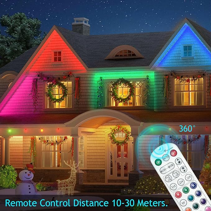 72W Outdoor Wall Washer Light, 48'' Dimmable Color Change RGB LED Wall Washer Light Bar,120V IP67 Waterproof LED Stage Light for Patio Church Landscape Yard Garden 2 Pack