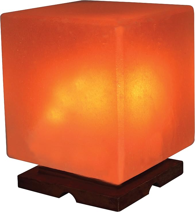 LG-07 Cube Shape Himalayan Crystal Salt Lamp
