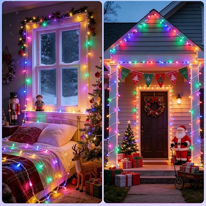 ANJAYLIA Easter String Lights Battery Operated, 9.8ft 20 LED Pastel Fairy Lights, Waterproof Small String Lights for Easter Crafts, Wreath, Table Centerpiece, Garland, Party Decor