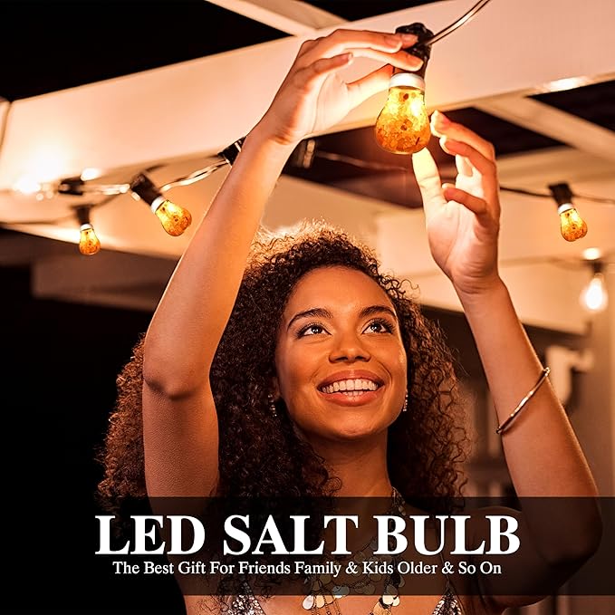 Himalayan Glow Vintage Style Salt Lamp Night Light with Pink Salt Chunks | 360 Degree Rotatable Wall Plug,Night Light & Decorative Light to Décor Your Home