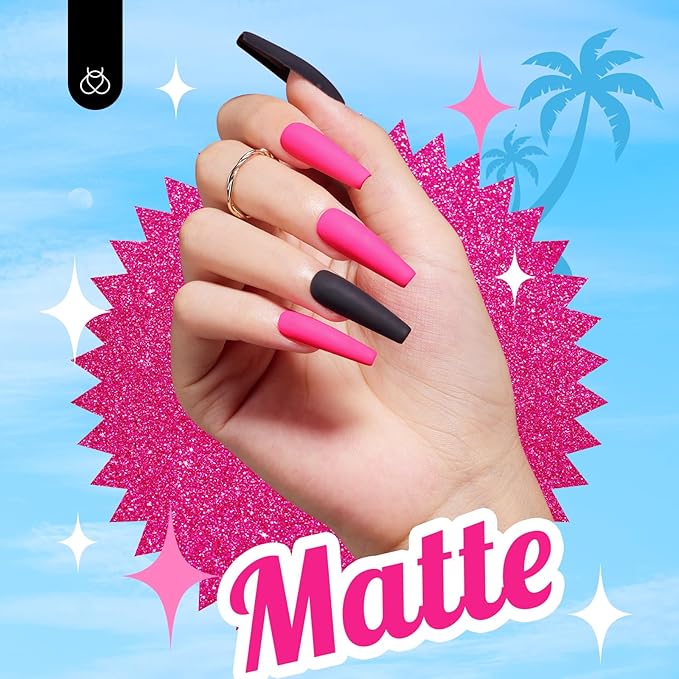Beetles Pink Gel Nail Polish - Year 2 Kilo Hot Pink Gel Polish, 15ML/0.51Fl Oz Neon Color, Soak Off UV LED Lamp Nail Art, Long-Lasting Manicure Salon DIY Home Spring Nails - Gifts for Her