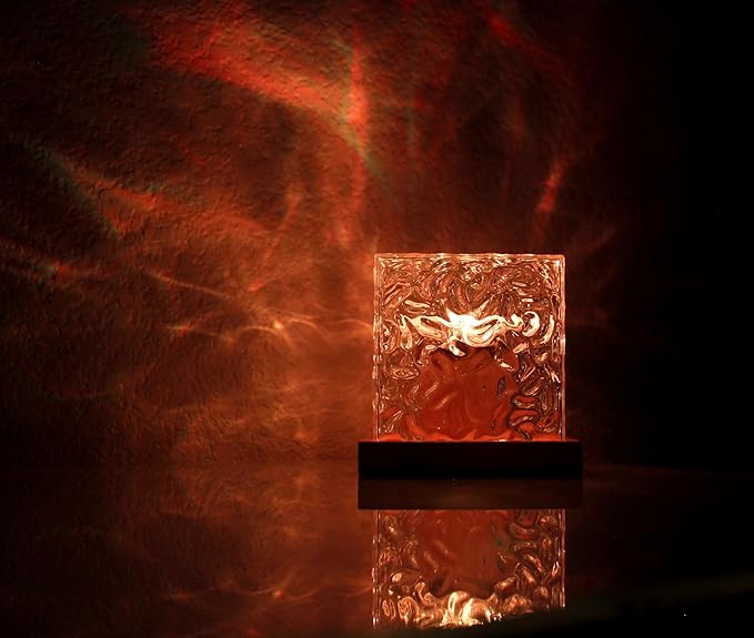 Ocean Wave Light Projector | Northern Lights Aurora & Crystal Ripple Lamp | Ocean Mood & Night Light with Remote, Multi-Mode Moving Waves & Aurora Effects for Bedroom, Living Room & Romantic Ambience