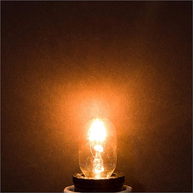 Simba Lighting T6.5 15W Replacement Bulb (12 Pack) for Himalayan Salt Rock and Basket, Plug in Aromatic Wax Warmer, Night Light, Mini Tube Shape, 120V, E12 Candelabra Base, Dimmable, 2700K Warm White