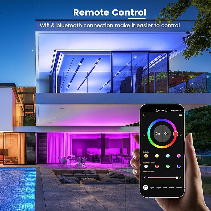 OHLUX BR30 Smart Flood Light Bulb, 85W Equivalent WiFi Smart Bulb, RGBCW, Music Sync, Color Changing Bulb Compatible with Alexa and Google Home, 4 Pack
