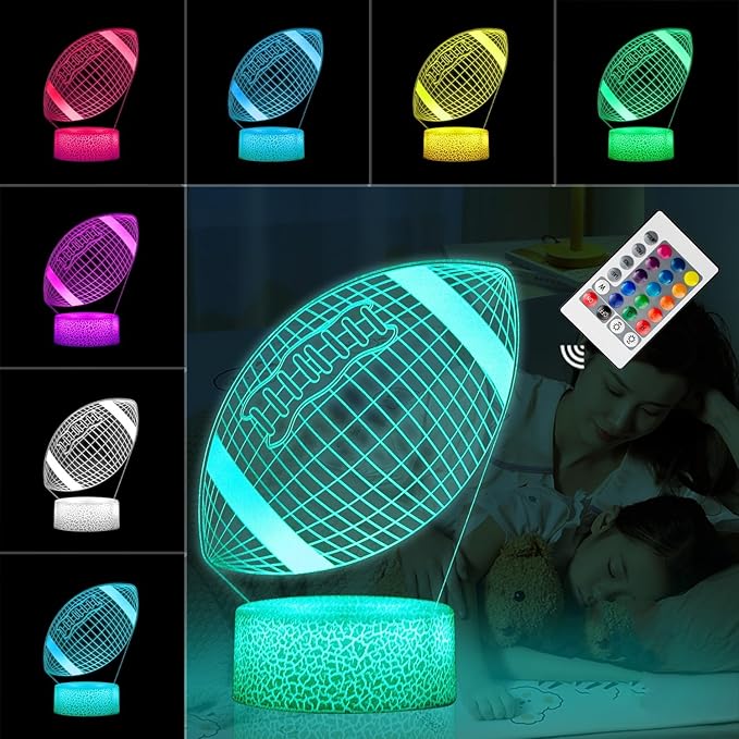 Kids Toys 3D Night Light,Superhero Christmas Gift Birthday 3D Illusion Lamp for Kid Girl Boy Room Decor, 16 Colors Remote Control
