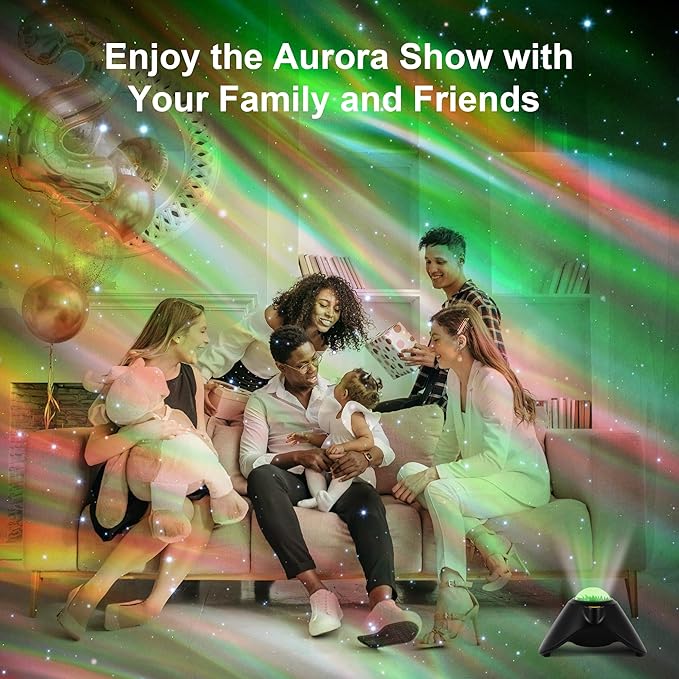Galaxy Projector, Northern Galaxy Light Aurora, Star Projector with Timer and Remote Control, Night Lights LED for Bedroom Room Decor, Gifts for Kids, Adults, Christmas, Birthday