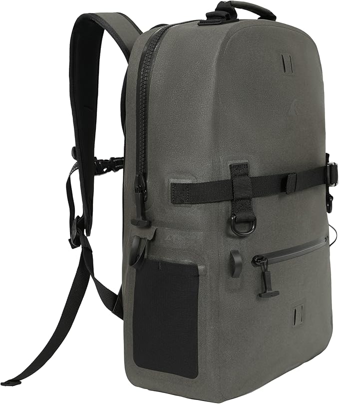 Breakwater Supply™ Waterproof IP68 Submersible Backpack with Airtight Zippers | Laptop Travel Outdoors | Fogland 25L 20L 15L | 100% Waterproof, Submersible, Airtight Zippers, Travel Outdoors