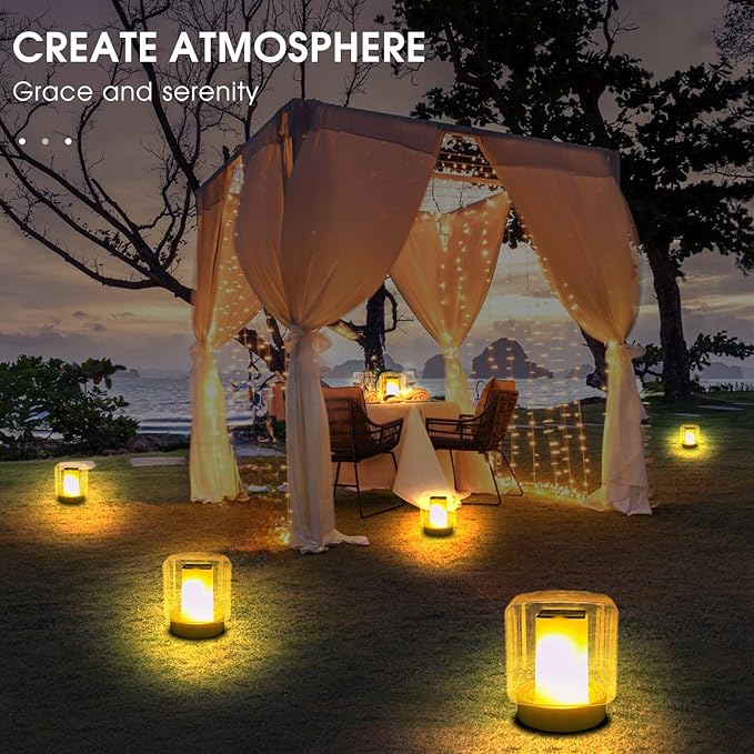 Floating Pool Lights, Solar Flame Pool Lights Waterproof, Square Pool Light, Glow in The Dark Light Up Swimming Pools Accessories,Floating Solar Light for Pools Pond Outdoor-2PCS