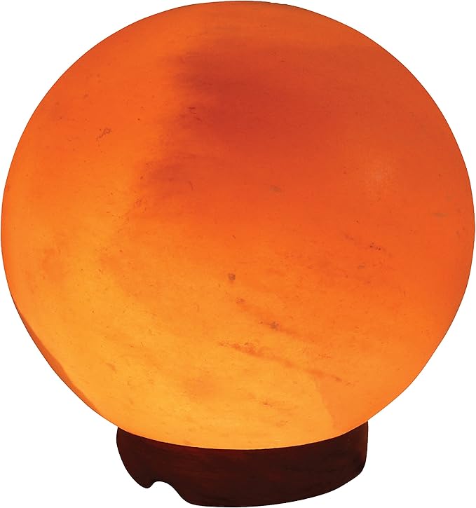 LG-03 Globe Himalayan Pink Crystal Rock Salt Lamp 6~8 lbs with Dimmer Control Switch, Quality Gift Packaging