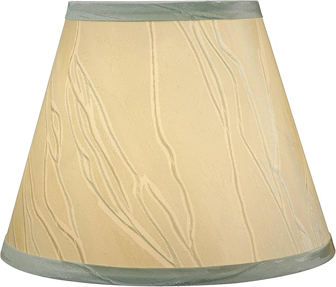 Aspen Creative 32430A, Transitional Hardback Empire Shape Spider Construction Lamp Shade in Light Green, 9" wide (5" x 9" x 7")