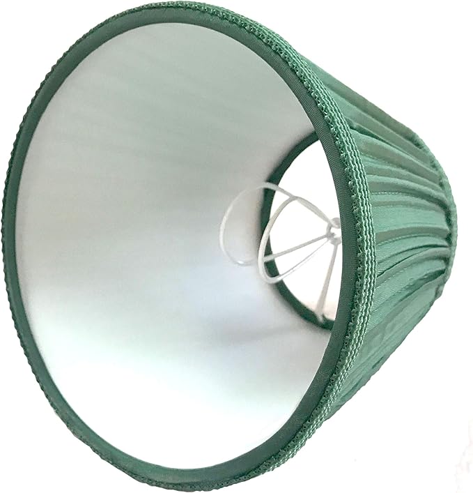 Royal Designs, Inc. CS-1059-5GR Designer Mushroom Pleat Empire Chandelier Lamp Shade, 3 x 5 x 4.5, Green