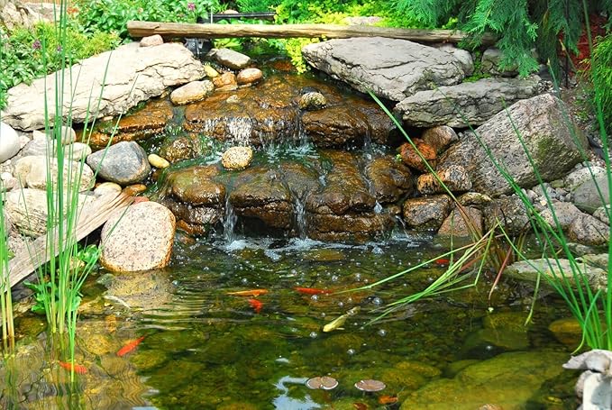 HALF OFF PONDS LumiNight Pond and Landscape Lighting - Remote Controlled 24-LED Color Changing Fountain Light Ring