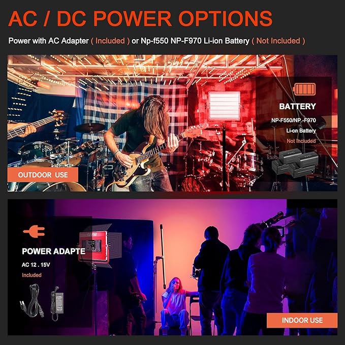 GVM 50W RGB LED Video Light, Studio Light with APP Control, 3200K-5600K Photography Lighting for Video, Product Shooting, 20 Scene Modes & CRI97+, CCT Loop, Hue Loop, 2packs