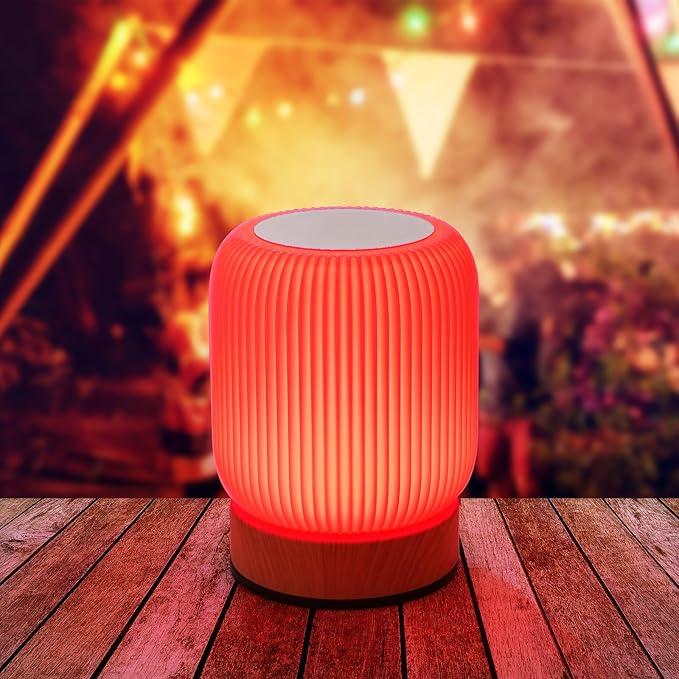 Red Light Therapy Lamp for Sleep, Helps Promote Sleep, Touch Switch Remote Control Switch, Brightness Adjustment, Multi-Color Mood Lighting