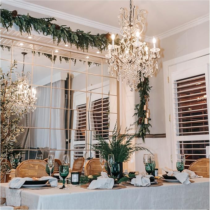 12 Pack C32 Candle Filament LED Bulb, 2W Equals 15-20W Soft Warm Light, E12 Candelabra Base Edison Bulb, Amber Glass Light Bulb for Pendant Chandelier Ceiling Fan