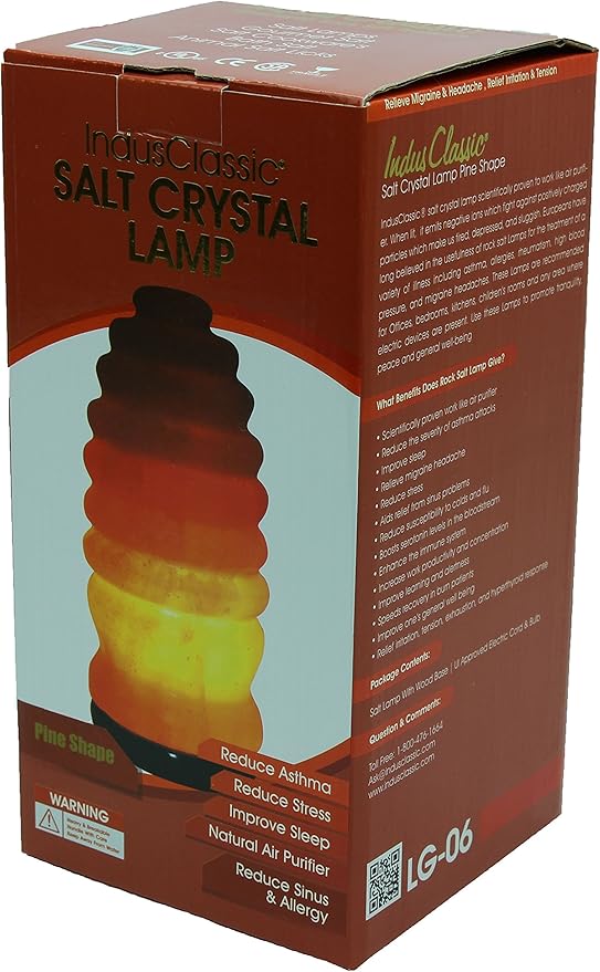 LG-06 Pine Shape Himalayan Crystal Salt Lamp