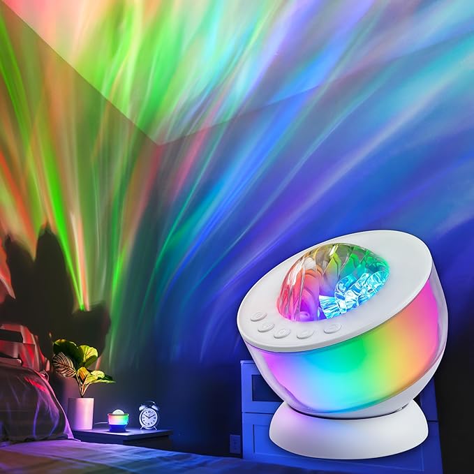 Enbrighten Space LED Galaxy Projector Night Light for Kids Room Decor Mood Lighting Aurora USB Nebula Lamp for Bedroom Nursery Game Room